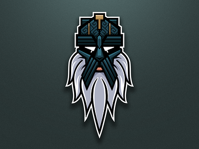 Dwarf Warrior adobe app art artist branding creative design drawing esports flat freelance graphic design illustration illustrator logo mascot logo twitch ui ux vector