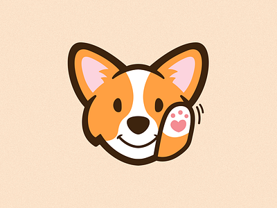 Waving Corgi Emote