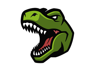 Dino Illustration adobe art branding creative cute design dino dinosaur esports graphic design green illustration illustrator logo mascot logo minimal photoshop t rex vector web