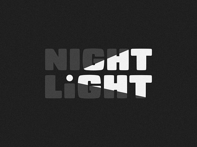 Night Light Typography art branding creative design flat graphic design handmade illustrator light logo logodesign logos logotype night type typeface typography ui ux vector