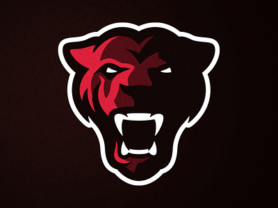 Panther Mascot Logo art artwork branding creative cute animal design designer giveaway graphic design illustration illustrations illustrator logo mascot logo panther photoshop red ui vector