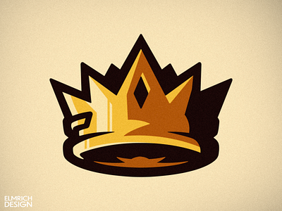 Crown Mascot Logo art artwork brand branding creative crown design esport gold graphic design illustration illustration art illustrator king logo logo design mascot photoshop process vector