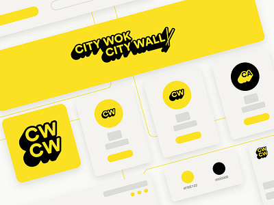 CWCW Rebranding banner black brand identity branding cities skylines gaming logo patreon rebranding yellow youtube youtuber