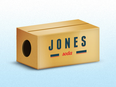 Soda Box. clean graphic package vintage website
