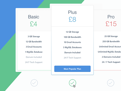 Pricing Table buttons clean flat price price chart pricing table ui ui design ux ux design web
