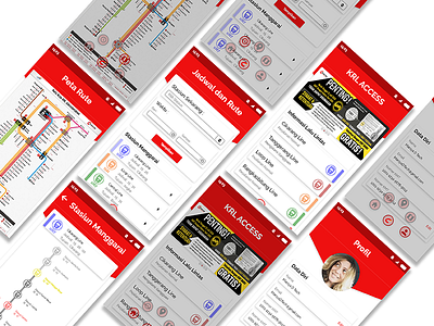 Redesign Krl Access App By Rifkhi Febriyanto On Dribbble