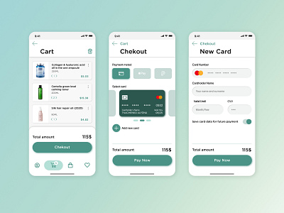 Checkout/credit card in #Daily Ui 002