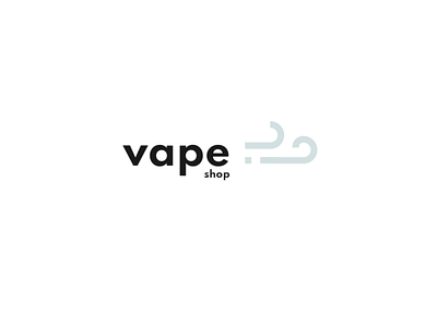 vape shop concept logo - for sale branding design graphic design illustration logo logo braniding typography ui ux vector