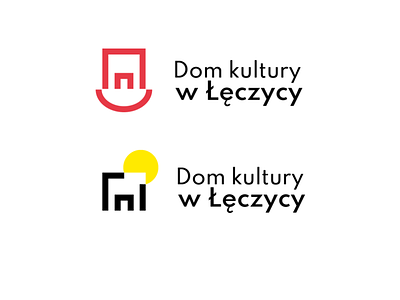 Dom kultury w Łęczycy concept branding design graphic design illustration logo logo braniding typography ui ux vector