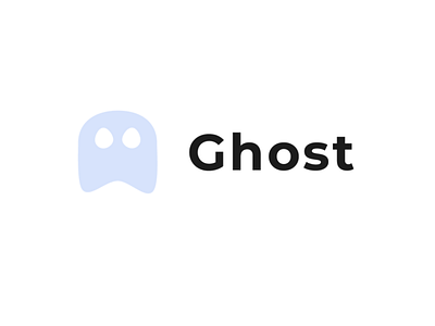 Ghost logo for sale branding design graphic design illustration logo logo braniding logo for sale typography ui ux vector