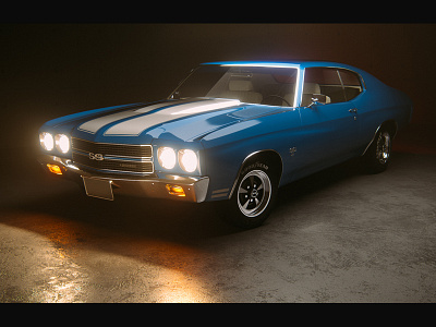 Chevrolet Chevelle SS 1970 Render WIP 3d‬ aftereffects‬ cars chevelle chevrolet classic lightroom vsco ‪‎arnoldrenderer‬ ‪‎cinema4d‬