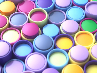Yummy Candles 3d candles cinema 4d colors cylindrical learning
