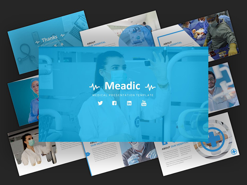 Meadic - Medical Powerpoint Template by Oneliner Design on Dribbble