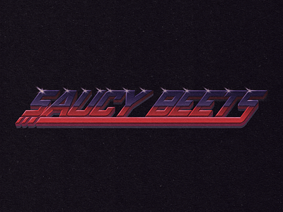 Saaauuccy 80s 80s style brand and identity branding custom type design drawing illustration illustrator logo retro retrowave signalnoise synthwave typography vaporwave