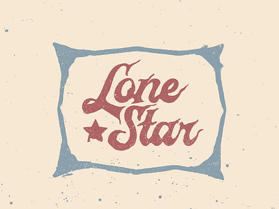 Lone Star WIP brand and identity brand identity custom type design drawing hand drawn illustration illustrator typography