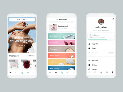 Cosmetics Shopping App app app design branding concept cosmetics design online shopping online shopping app shopping simple ui ui app ux