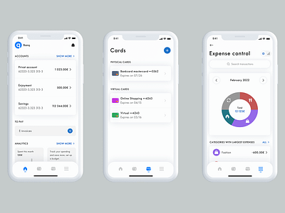 A digital banking app