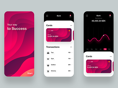 Bank app bank bank app branding concept design illustrator money ui ux