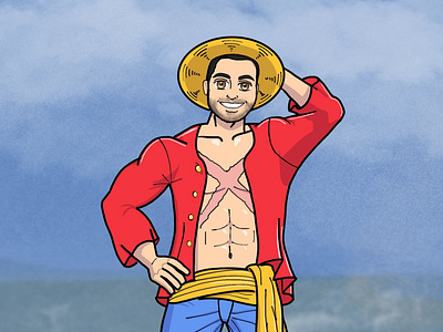 Anderson as Luffy