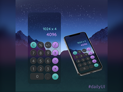Daily UI 004 calculator ui dailyui dailyui004 figma mobile design uidesign