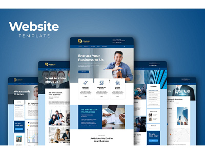 Corporate Website Templates business creative design landing page design professional ui ui design user interface ux website