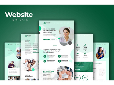 Professional Corporate Website Template business creative design landing page design ui ui design user interface ux web design web design agency website