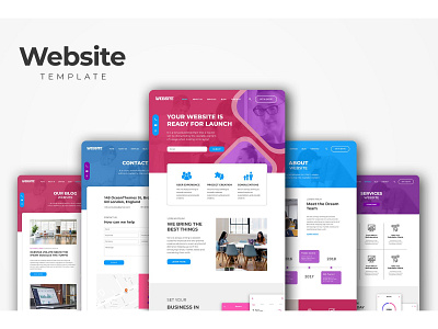 Professional Corporate Websites Templates business design landing page design ui ui design user interface ux web design web design agency web design and development web design company webdesign website