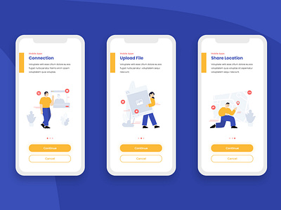 Onboarding Screens Mobile App