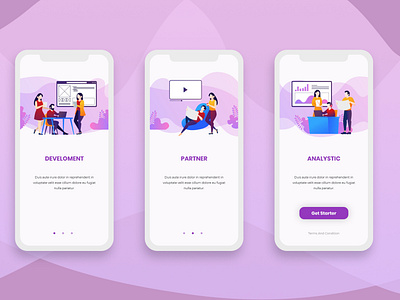 Onboarding Screens Mobile App