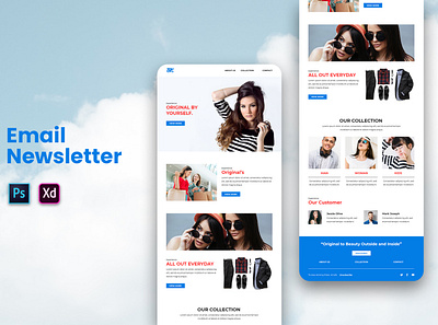 Email Newsletter Design branding business design email design email marketing email newsletter email template gmail landing page design mobile app design mobile design ui ui design user interface ux web design web design agency web development website