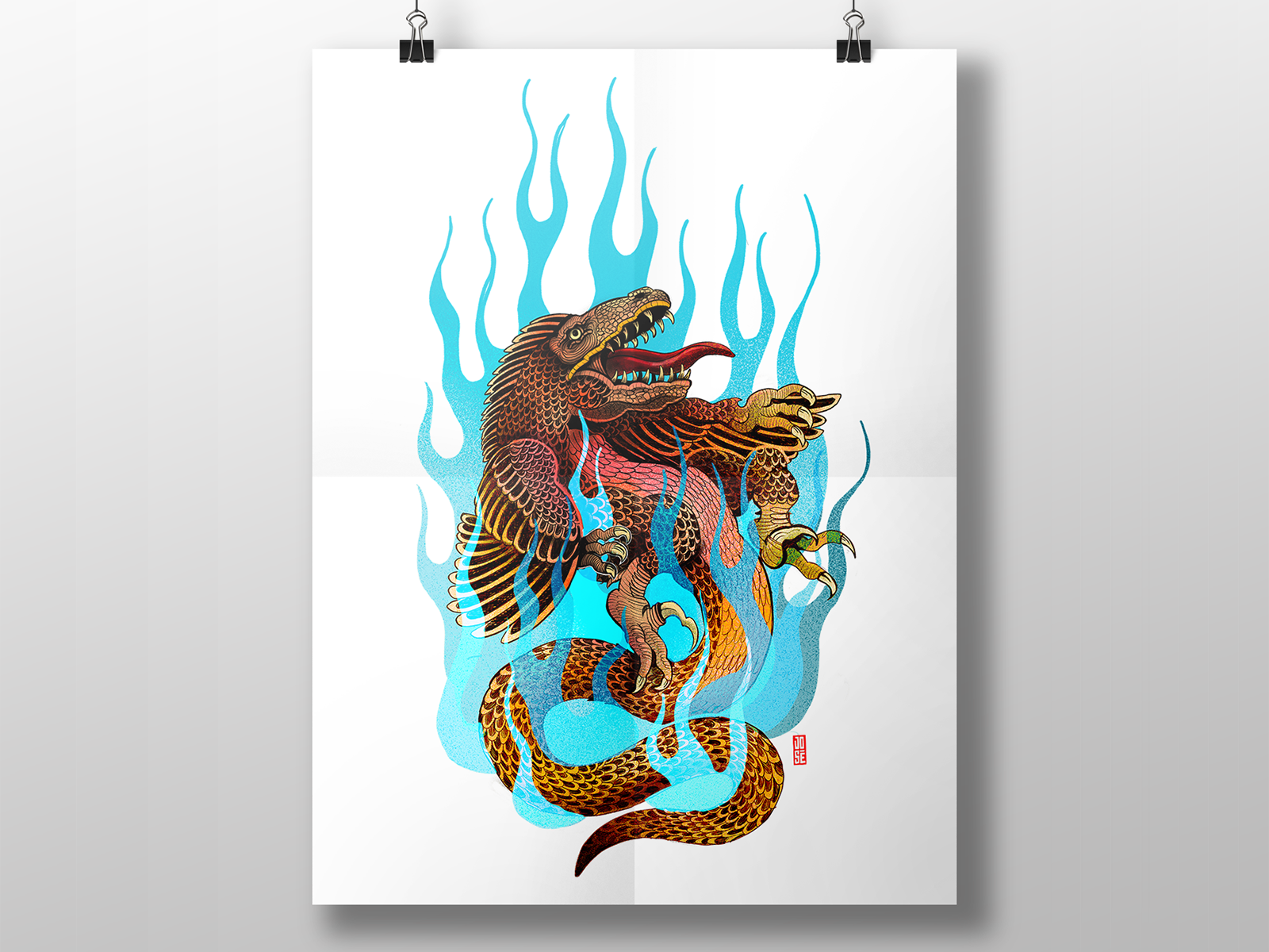 RAPTOR POSTER by Jose on Dribbble