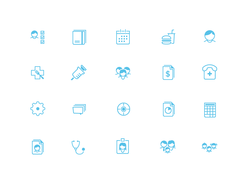 Icon Set by Luke Eastman on Dribbble