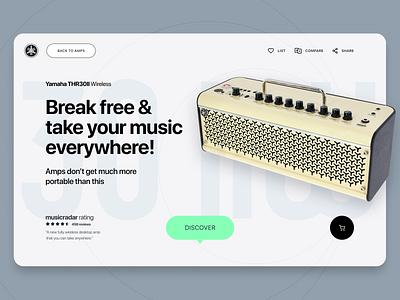 Yamaha Amp / Landing Page