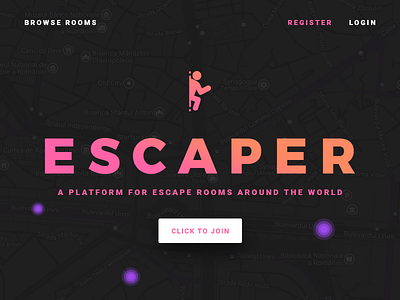 Escaper layout ui ux web