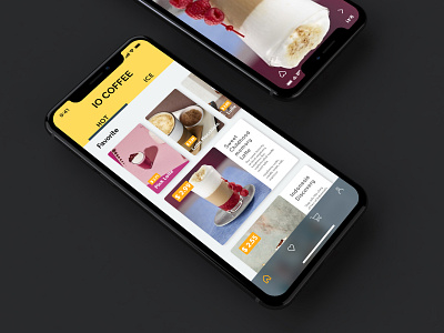 Coffee Shop App app design ui