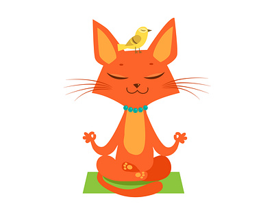 yoga cat