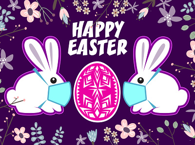 2020easter 2 2d animation design illustration вектор дизайн иллюстрация