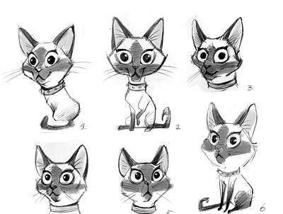 cat01 2d animation game design illustration иллюстрация