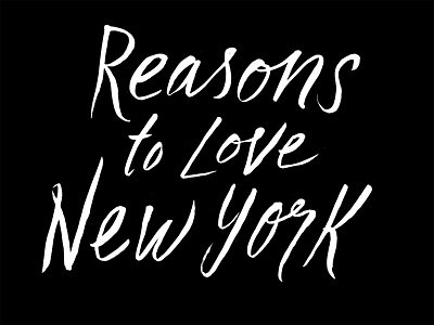 Reasons to Love New York ballasiotes font magazine new type typography york