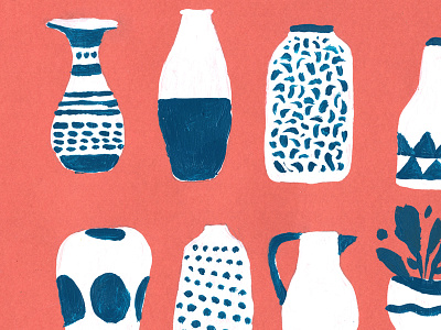 Ceramics and Patterned Pots ballasiotes ceramics patterns seattle
