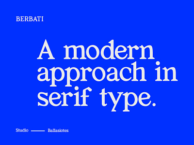 Berbati Font