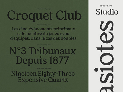 Berbati Regular ballasiotes design editorial font seattle studio typography