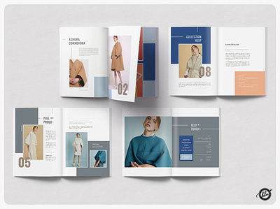 MUTYARA Fashion Lookbook a4 size advertising branding ebook editorial fashion indesign layout layout design lookbook lookbook design magazine minimal layout minimalist print design professional template design templates