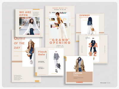 Fashion Instagram Jafa | PS autumn catalog clothing editorial feed feminine instagram layout design minimalist modern outfit photography post product professional sale story templates web woman