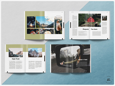 Malachite Adventure Magazine a4 size adobe adventure design editorial indesign indesign template layout design magazine design minimal minimalist modern photography print design professional template design templates us letter