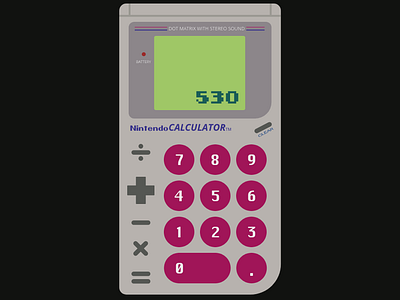 Nintendo Calculator