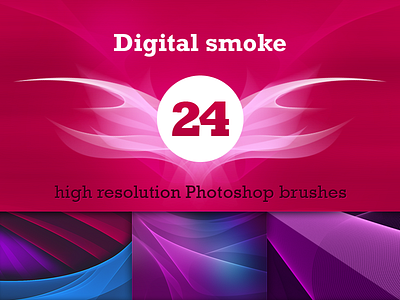 Digital Smoke vol.2 abstract background brush photoshop resources