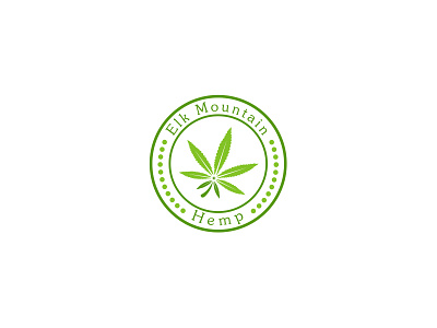Mountain Hemp branding clean design flat identity logo minimal typography vector web website