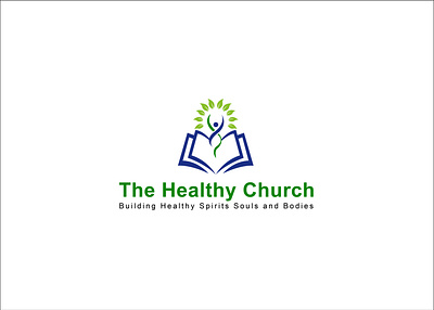 Health Church brand branding clean design flat icon identity logo minimal typography vector web website