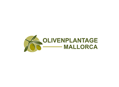 Olive Logo branding clean design flat identity logo minimal typography vector website